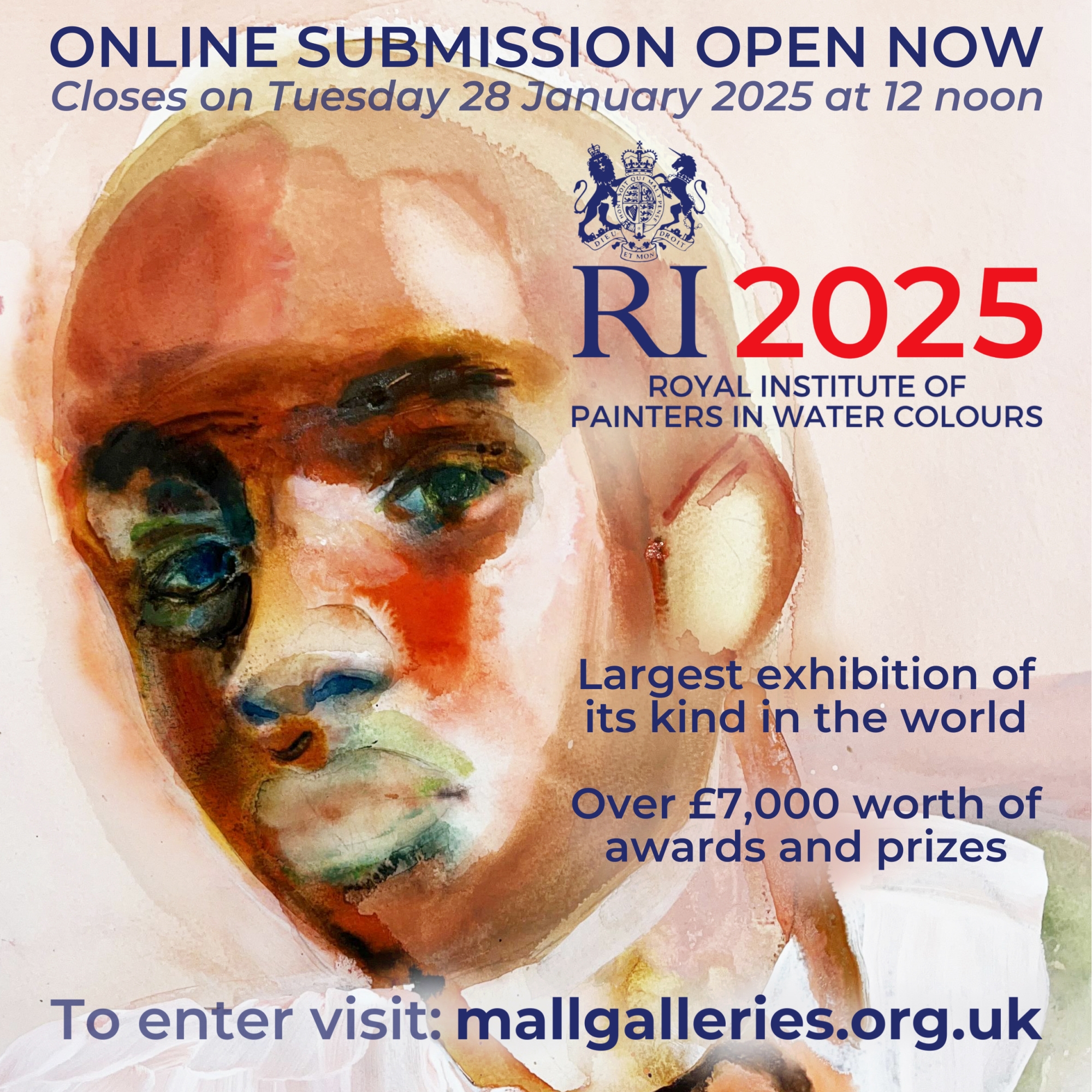 ONLINE SUBMISSION OPEN NOW Royal Institute of Painters in Water Colours